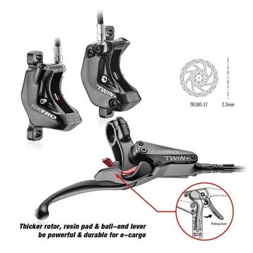 Tektro Hydraulische Schijfrem HD-E745 - Rechts/Links, Fietsen en Brommers, Fietsonderdelen, Verzenden, Nieuw, Overige typen, Tektro