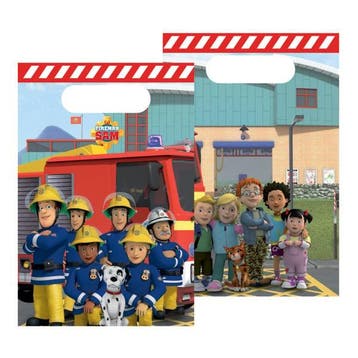 Brandweerman Sam Uitdeelzakjes 23,6cm 8st, Verzenden, Nieuw