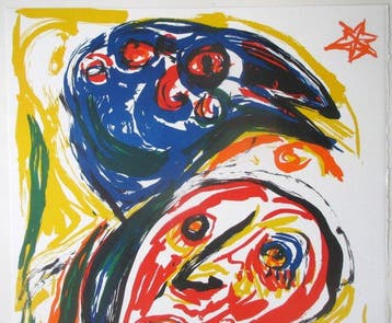 Carl-Henning Pedersen (1913-2007) - Fugl Føniks- Bird