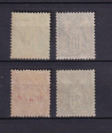 Frankrijk 1890/1900 - Sage serie - Yvert n°102/105