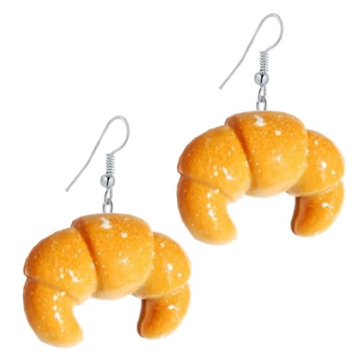 Fako Bijoux - Oorbellen - Bakkerij - Croissants - 22x42mm, Handtassen en Accessoires, Oorbellen, Verzenden