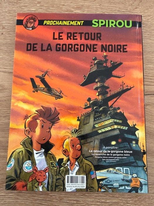 Spirou - Spirou et la Gorgone bleue - C - 1 Album - Herdruk, Livres, BD