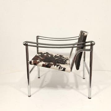 Cassina - Le Corbusier - Fauteuil - LC1 - paardenleer, Staal
