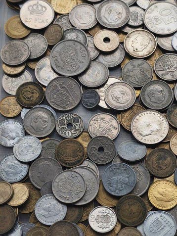 Spanje. Peseta 1870-2000 (Zonder minimumprijs), Postzegels en Munten