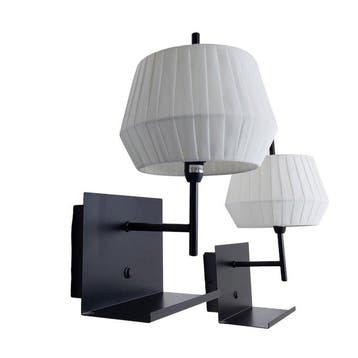 Nordlux - Says Who - Wandlamp (2) - Dicte - Zwart & Wit -