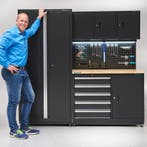 Datona Werkbank 120 cm met brede werkplaatskast - Datona -, Ophalen of Verzenden, Nieuw