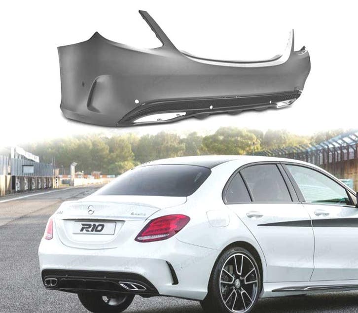 Pare Chocs Arrière Pour Mercedes Classe C W205 14- Look Amg, Autos : Pièces & Accessoires, Carrosserie & Tôlerie, Envoi