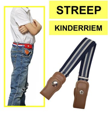 Fako Fashion - Kinderriem Zonder Gesp - Gespvrije Riem, Verzenden, Nieuw