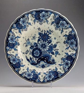 Goudewaagen, Gouda - Plat - Poterie - Wandschotel