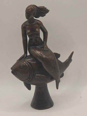 Sergio Bustamante (1949) - Sirena (Mermaid on Fish)