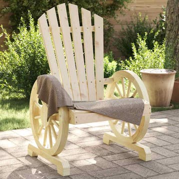 vidaXL Tuinstoelen 4 st Adirondack massief vurenhout, Jardin & Terrasse, Verzenden
