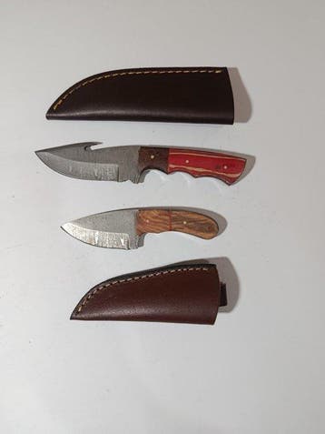 Hypnotics Waves - Keukenmes - Utility knife - Lederen schede