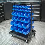 Datona Verrijdbaar opbergsysteem met 60 voorraadbakken -, Doe-het-zelf en Bouw, Ophalen of Verzenden, Nieuw