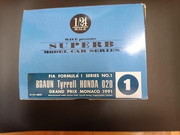 wave 1:24 - Model sportwagen - Braun Tyrrell Honda -