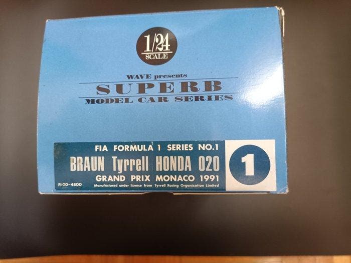 wave 1:24 - Model sportwagen - Braun Tyrrell Honda -, Hobby & Loisirs créatifs, Voitures miniatures | 1:5 à 1:12