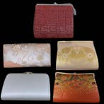 Set van 5 vintage Japanse formele tassen - Verfijnd zijden