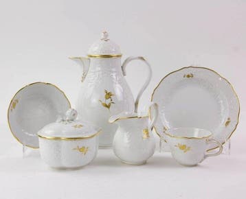 Meissen - Johann J. Kaendler - Service à café pour 6