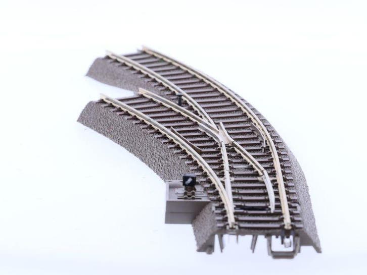 Schaal H0 Trix 62671 74490 Elektrische gebogen wissel lin..., Hobby & Loisirs créatifs, Trains miniatures | HO, Rails, Enlèvement ou Envoi