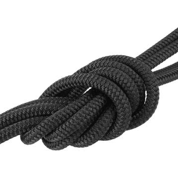10mm Landvast & Ankerlijn Double Braided Zwart, Watersport en Boten, Ophalen of Verzenden, Nieuw