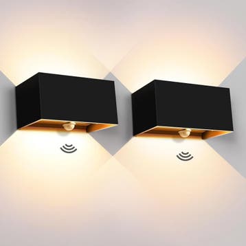 2x LED wandlamp IP65 | Tweede kansje | Sla nu toe!, Tuin en Terras, Verzenden, Minder dan 50 watt, Wandlamp, Aluminium