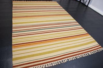 Tapis kilim tissé à la main en laine, neuf - Kelim - 200 cm