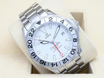 Omega Seamaster Ref. 25382000 Year 2006 (Box & Papers), Overige merken, Staal, Polshorloge, Ophalen of Verzenden