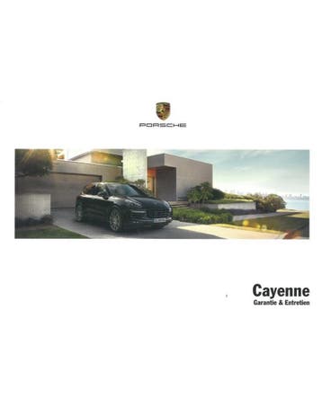 2016 PORSCHE CAYENNE GARANTIE & ONDERHOUD FRANS, Ophalen of Verzenden