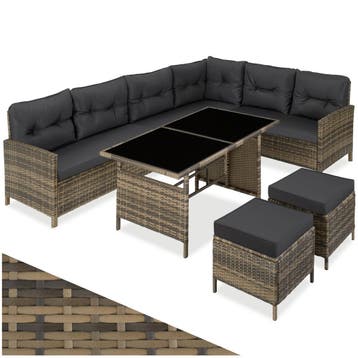 Wicker zitgroep Barletta - natuur, Tuin en Terras, Verzenden, Nieuw