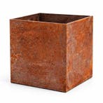 Jardinière (2) - Acier - Acier corten carré