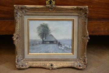 Louis Apol (1850-1936) - Winterlandschap