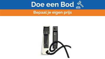 Bieden: Zenitel CRM-V-HS IP Flush Master Handset, Ophalen of Verzenden