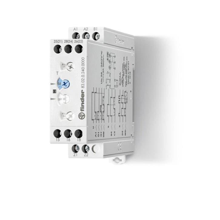 Finder 83 Série Relais Minuteur Multifonction 24-240V CA/CC, Doe-het-zelf en Bouw, Elektriciteit en Kabels, Verzenden
