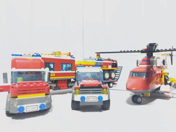 Lego Set - Ville - Bosbrandbestrijding set 7206 Set met, Enfants & Bébés, Jouets | Duplo & Lego