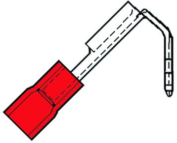 Geïsoleerde Vrouwelijke Spade Connector 6.3mm SuperPidg -, Verzenden