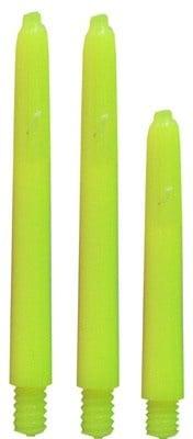 ABC Darts – Kunststof Shafts Met Ring - Neon Geel, Ophalen of Verzenden, Nieuw, Shafts