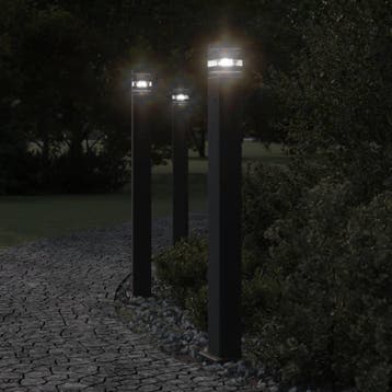 vidaXL Vloerlamp voor buiten met stopcontact 110 cm, Verzenden, Nieuw