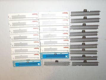 Märklin H0 - 2290 - Modeltreinsporen (25) - 25 x