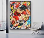 Joaquim Falco - THE KISS XXL Fluor patint, Antiek en Kunst