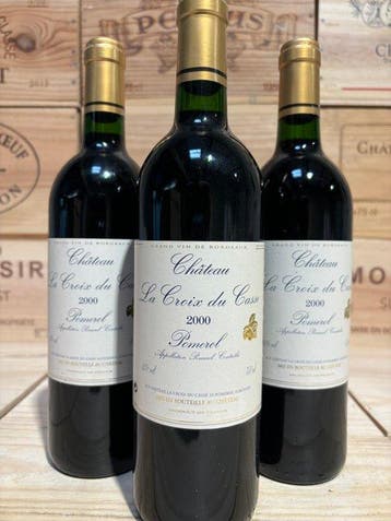 2000 Château La Croix du Casse - Pomerol - 3 Fles (0,75, Nieuw