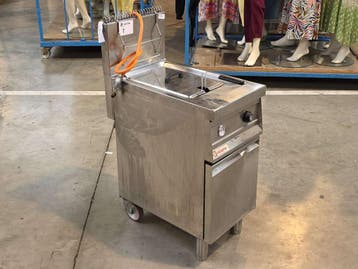 Inox verrijdbare gasfriteuse ELFRAMO GW20T, Zakelijke goederen, Nieuw in verpakking