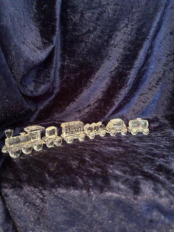 Swarovski - Figurine - Kristallen trein (7) - Verre