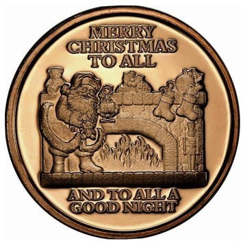 Verenigde Staten. 5 x 1 oz Santa Claus Fireplace 999 Fine, Timbres & Monnaies