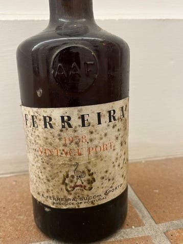 1958 Ferreira - Vintage Port - Porto - 1 Bouteille (0,75 l)