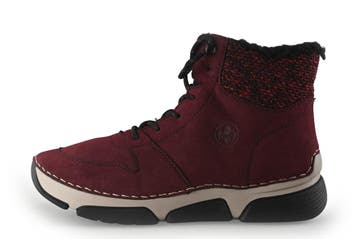Rieker Snowboots in maat 42 Rood, Verzenden, Snowboots, Zo goed als nieuw, Rood