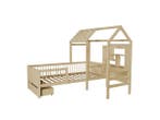 Veiling - Kinderbed Yari - Incl. Tafel en Lade - Naturel, Kinderen en Baby's, Kinderkamer | Bedden, Nieuw