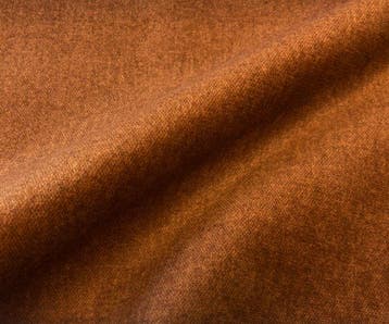 Zacht geweven cinigliato cognac/terracotta gemaakt in Italië