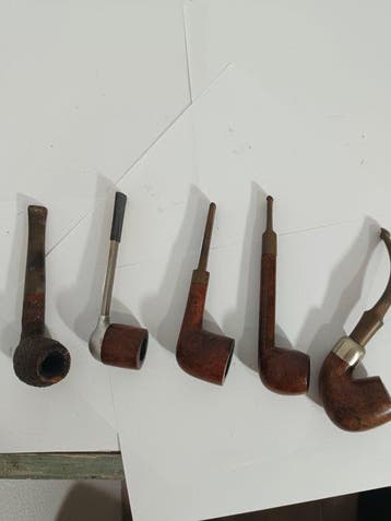 Sans prix de réserve - Pipe - Bois - (6)