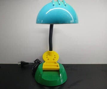 Lampe de table - Plastique - Lampe de table au style Memphis