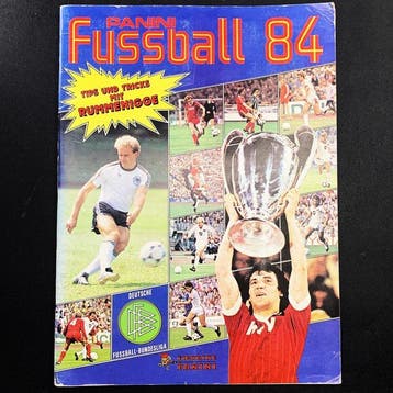 1983/84 Panini Complete Sticker Album Panini Fussball 84, Nieuw