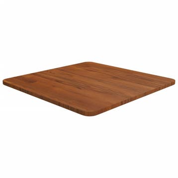 vidaXL Tafelblad vierkant 50x50x1,5cm behandeld eiken, Verzenden
